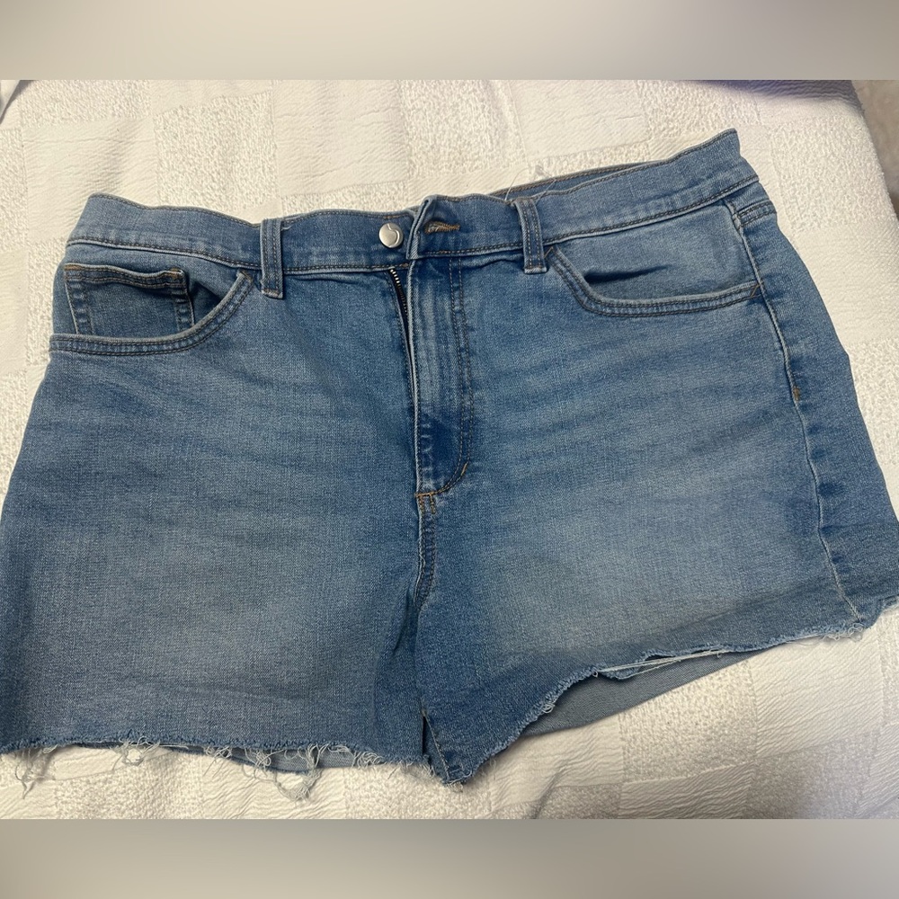 Women's Blue Denim Shorts
